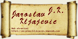 Jaroslav Kljajević vizit kartica